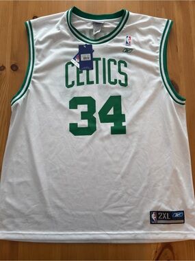 Brand New NBA Boston Celtics Paul Pierce #34 Reebok Jersey - Size 2XL